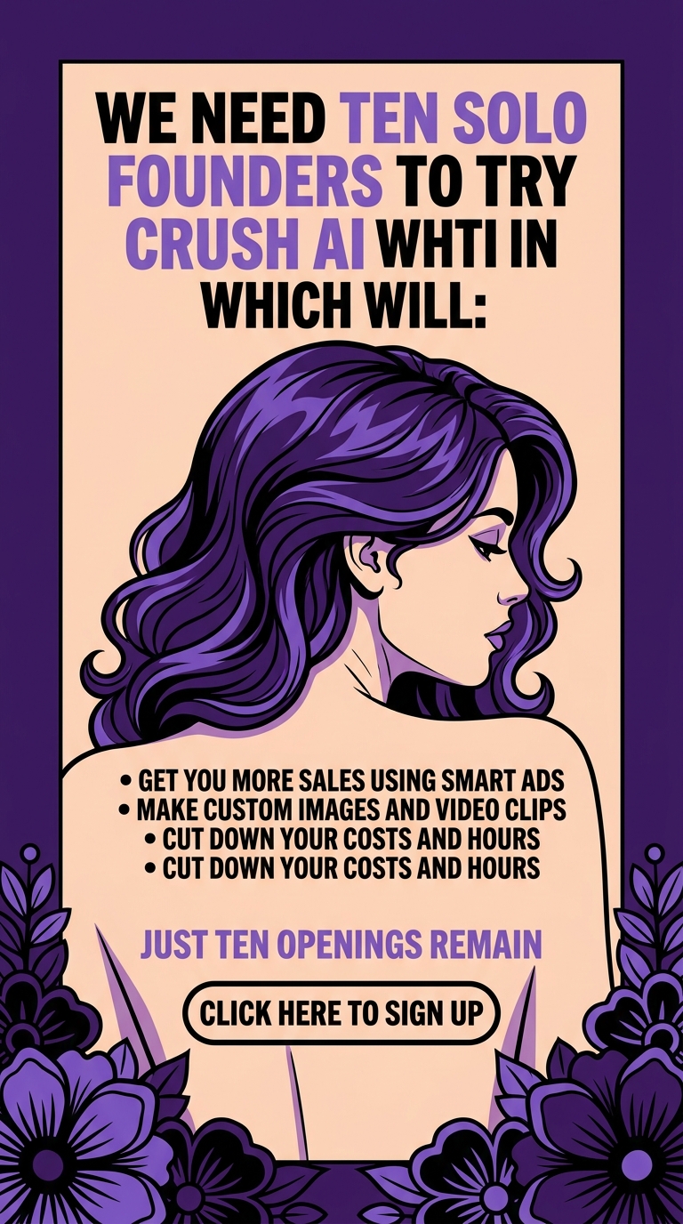 trycrush.ai Facebook ad