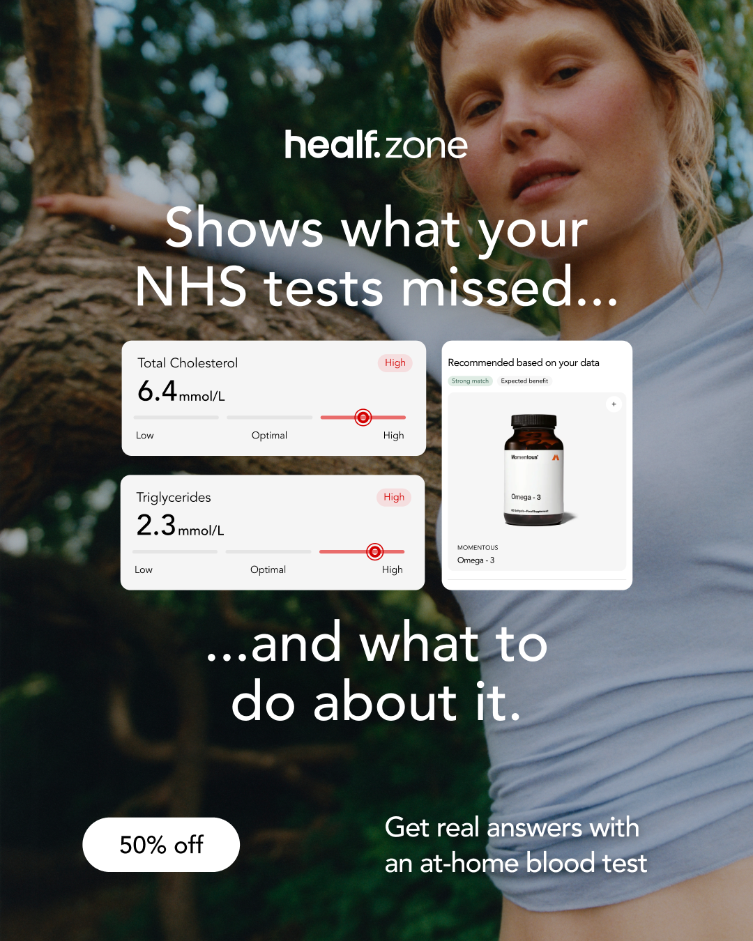 Healf. Facebook ad