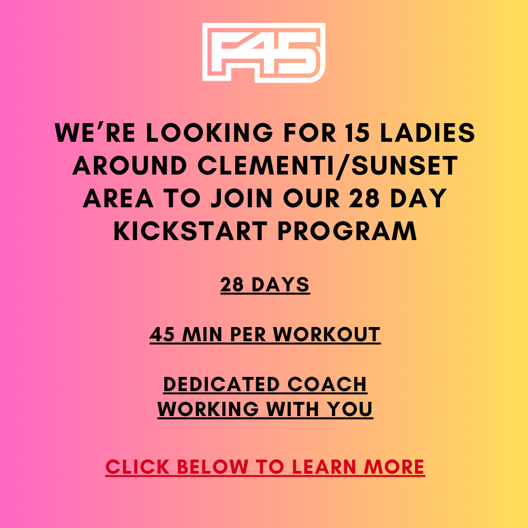 F45 Training Sunset Singapore Facebook ad from Oct 12, 2025