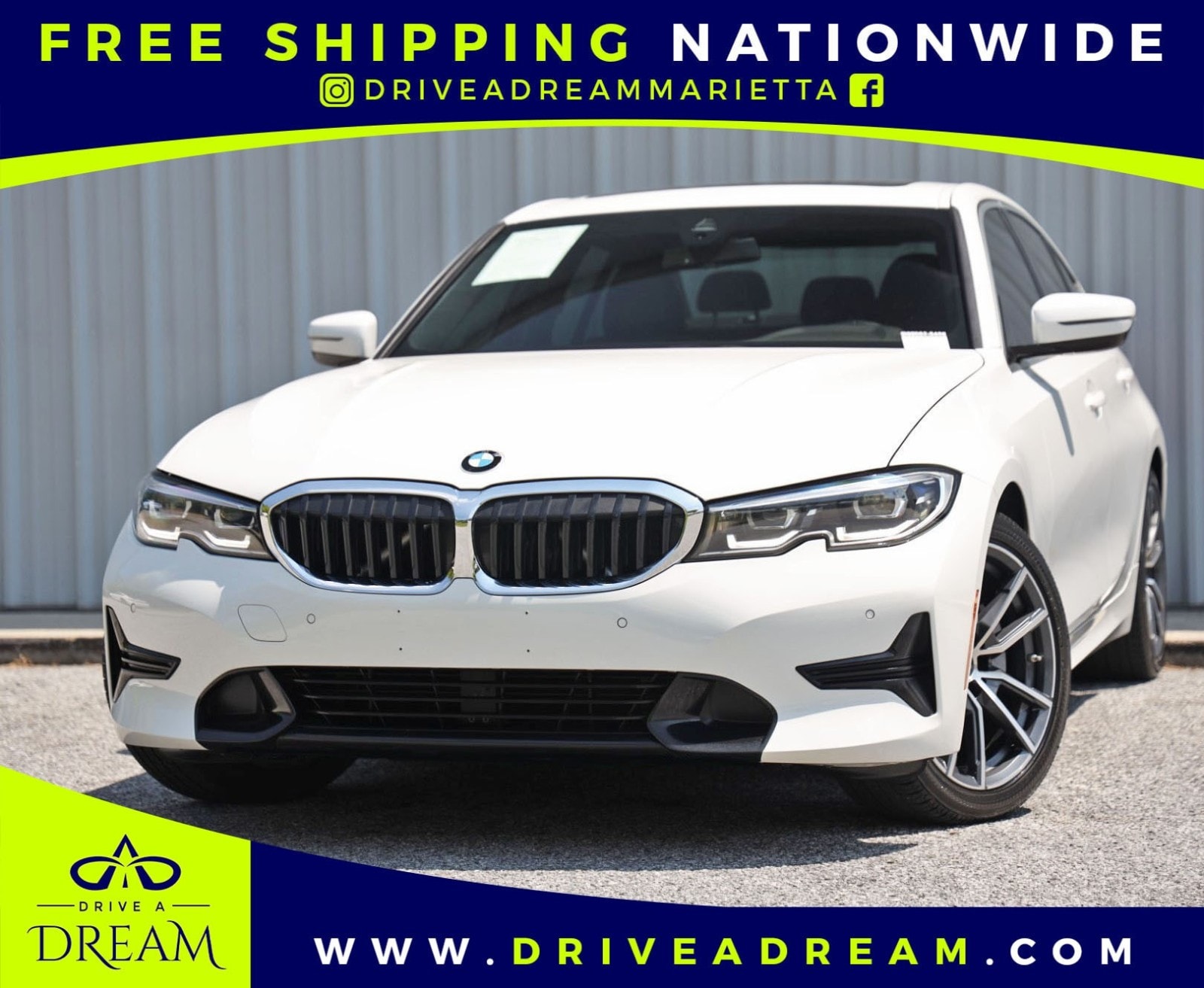 DRIVE A DREAM Facebook ad: Find Your Dream Car At Drive A Dream.