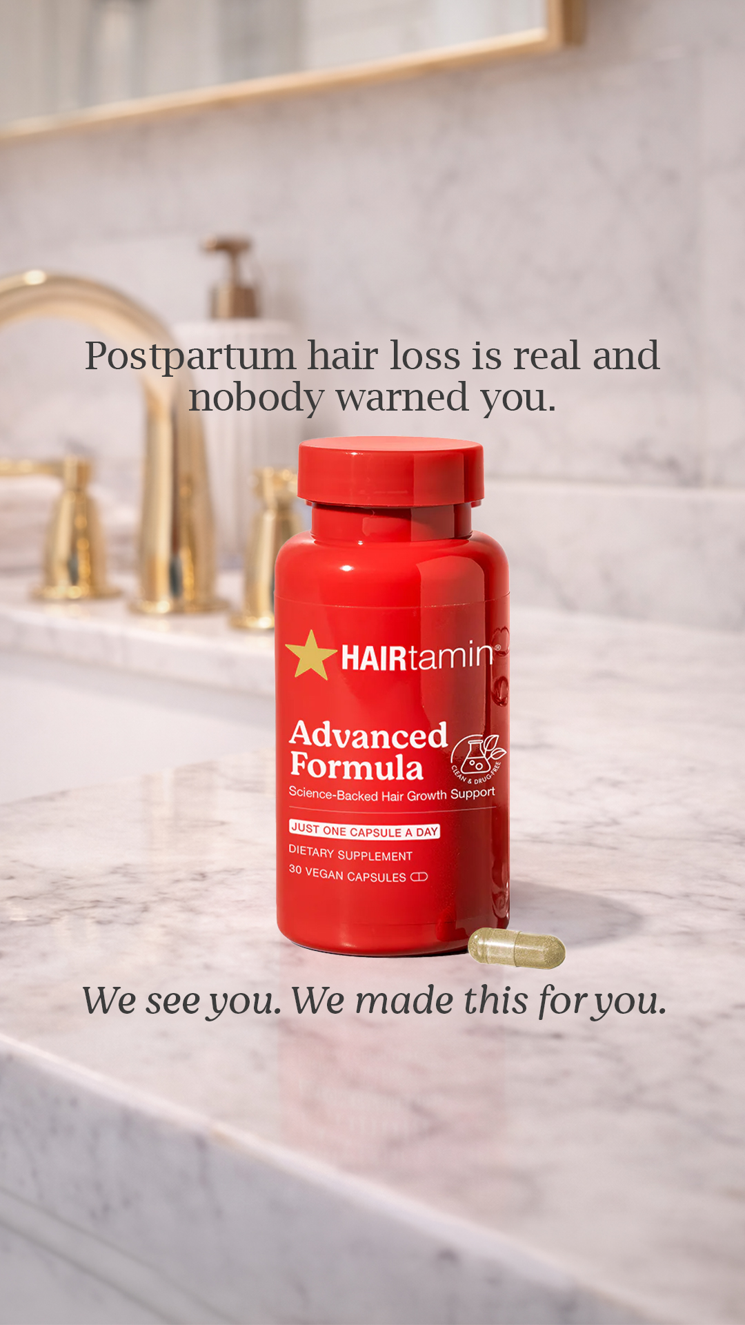 HAIRtamin Facebook ad