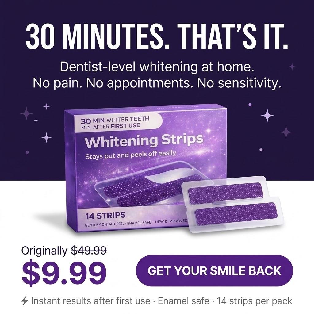 Healthy Living Hacks Facebook ad: One Of The Cheapest Whitening Deals Online