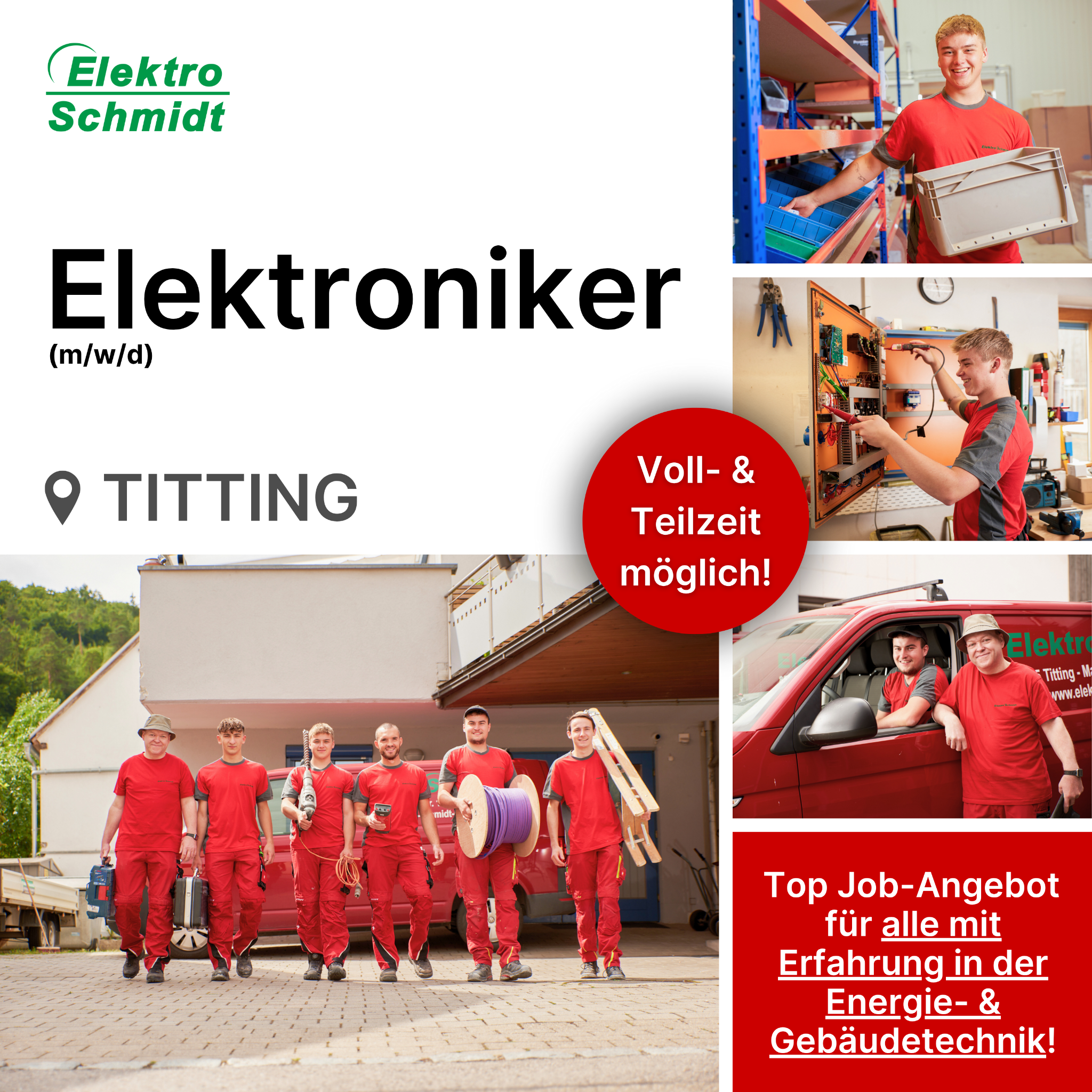 Candidate Flow Elektro Jobs Facebook ad: Du möchtest ein unwiderstehliches Job-Angebot?