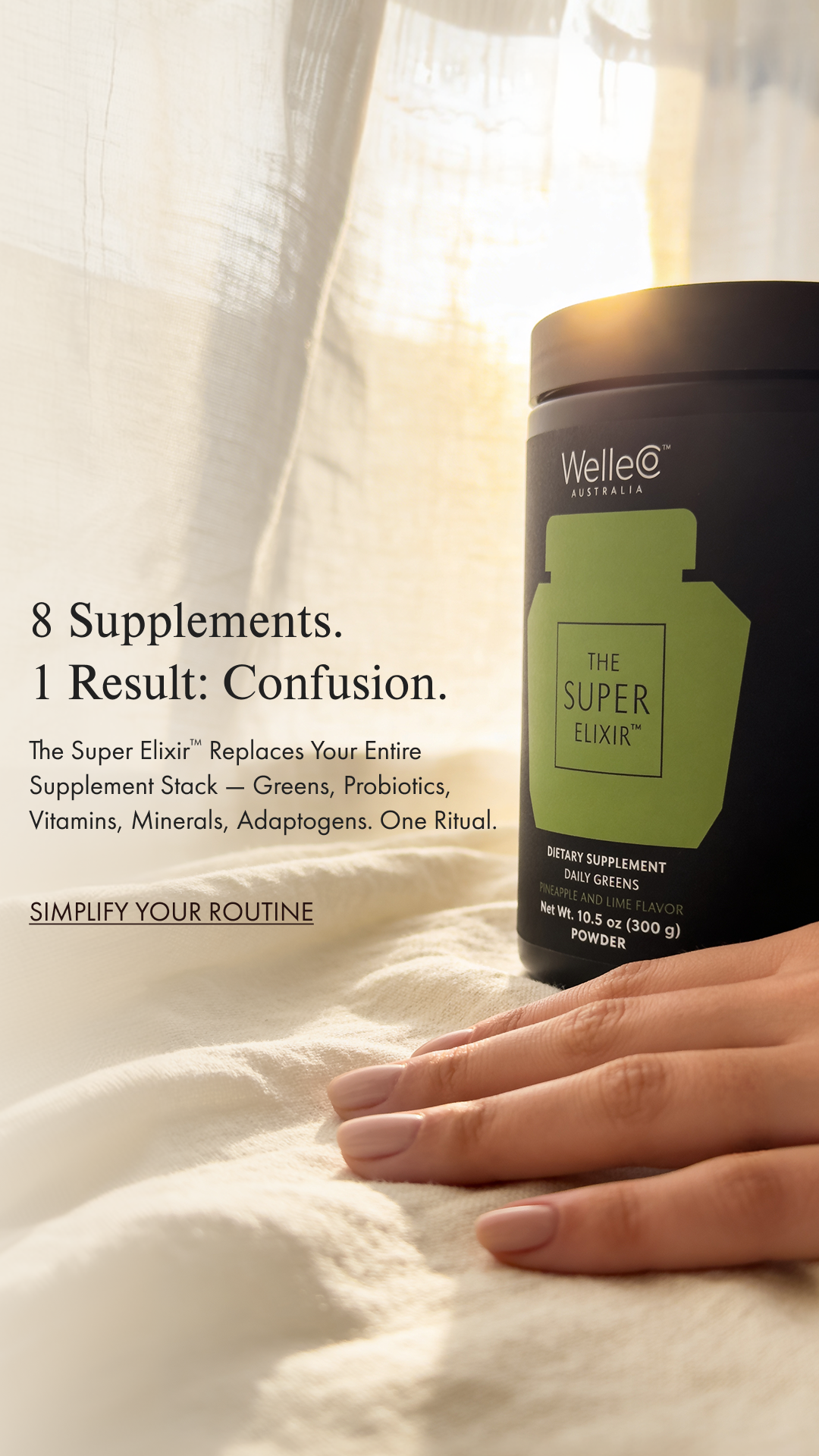 WelleCo Facebook ad