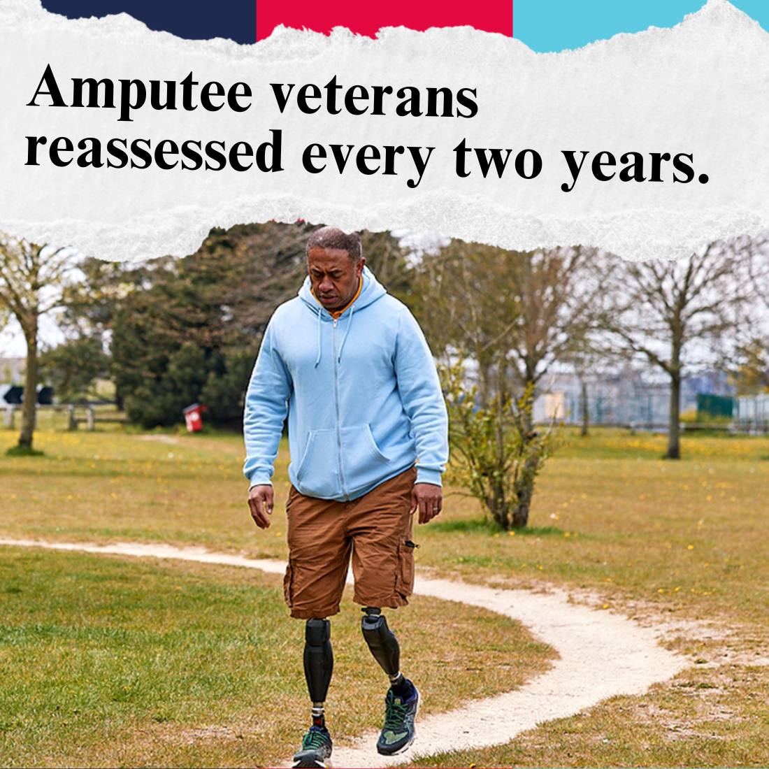 Help For Heroes Facebook ad: The Government must support veterans. Sign the petition.