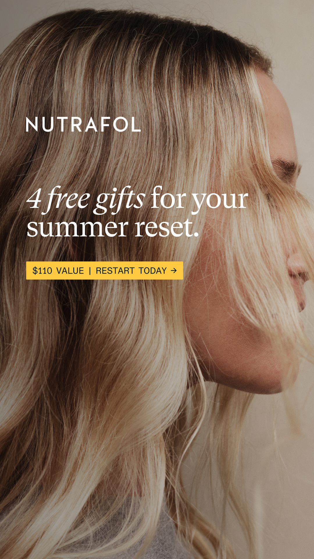 Nutrafol Facebook ad