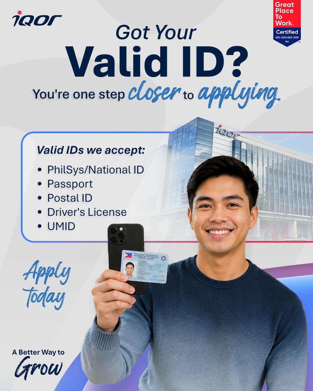iQor Philippines Facebook ad: iQor Clark -- Where Better Careers Begin