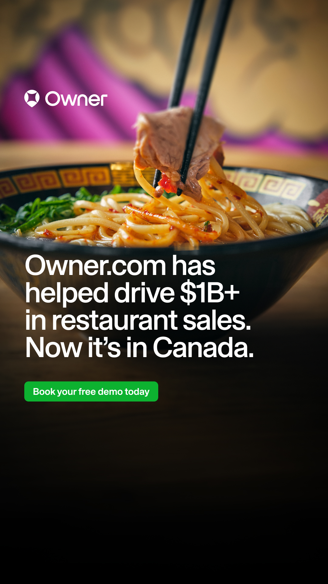 Owner.com Facebook ad