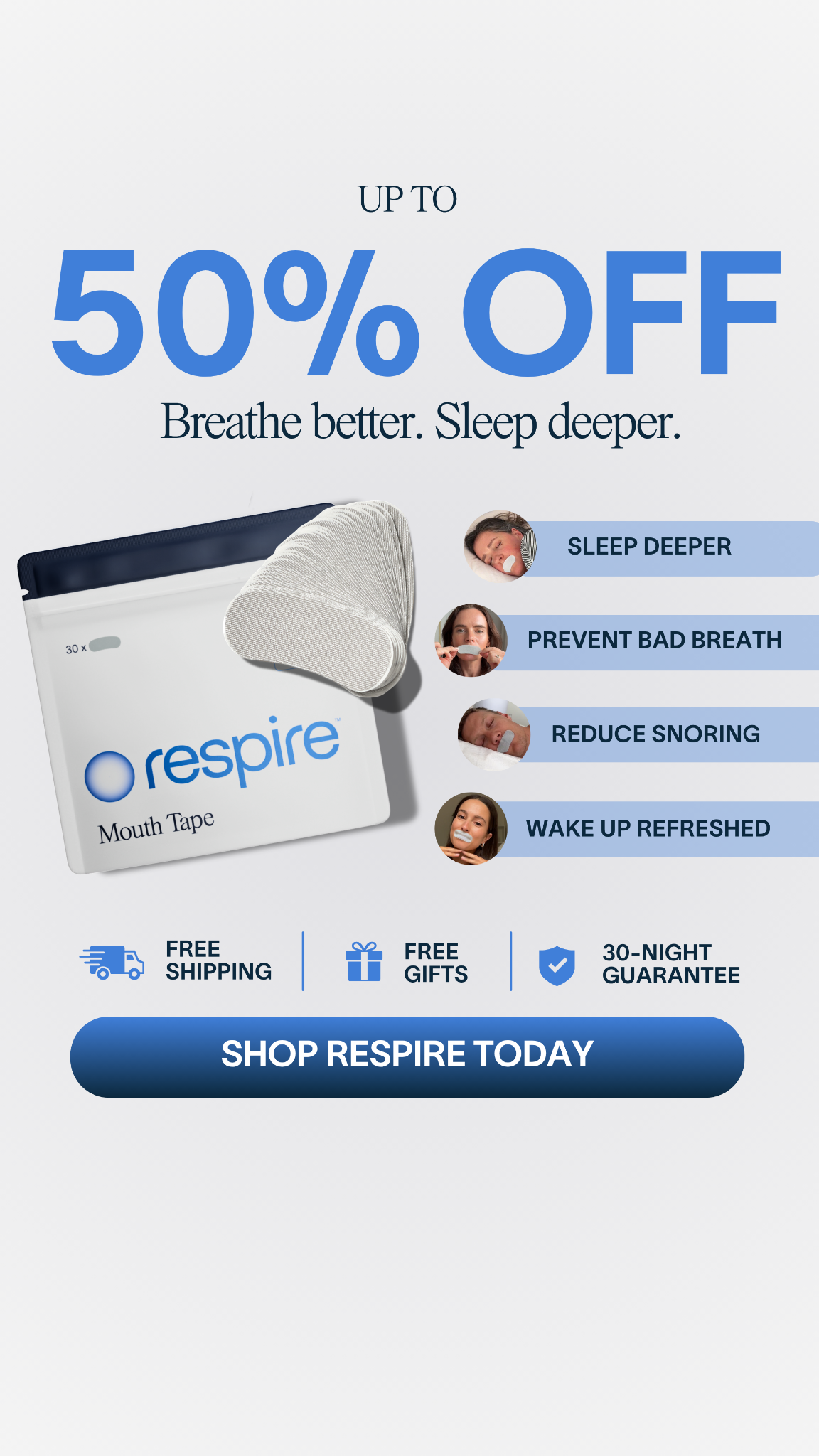 Try Respire Facebook ad