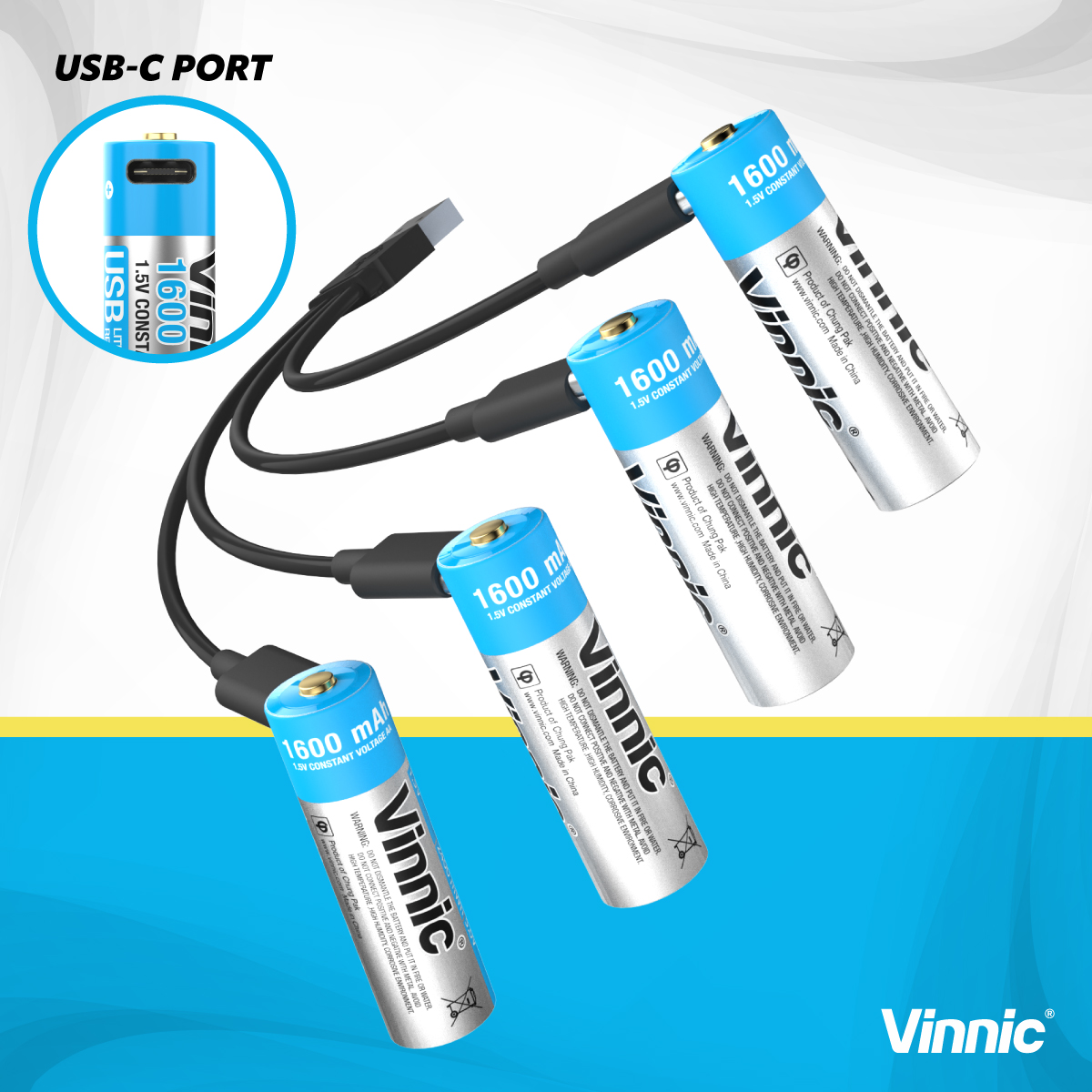Vinnic EU Facebook ad: : Tired of constantly buying disposable batteries?