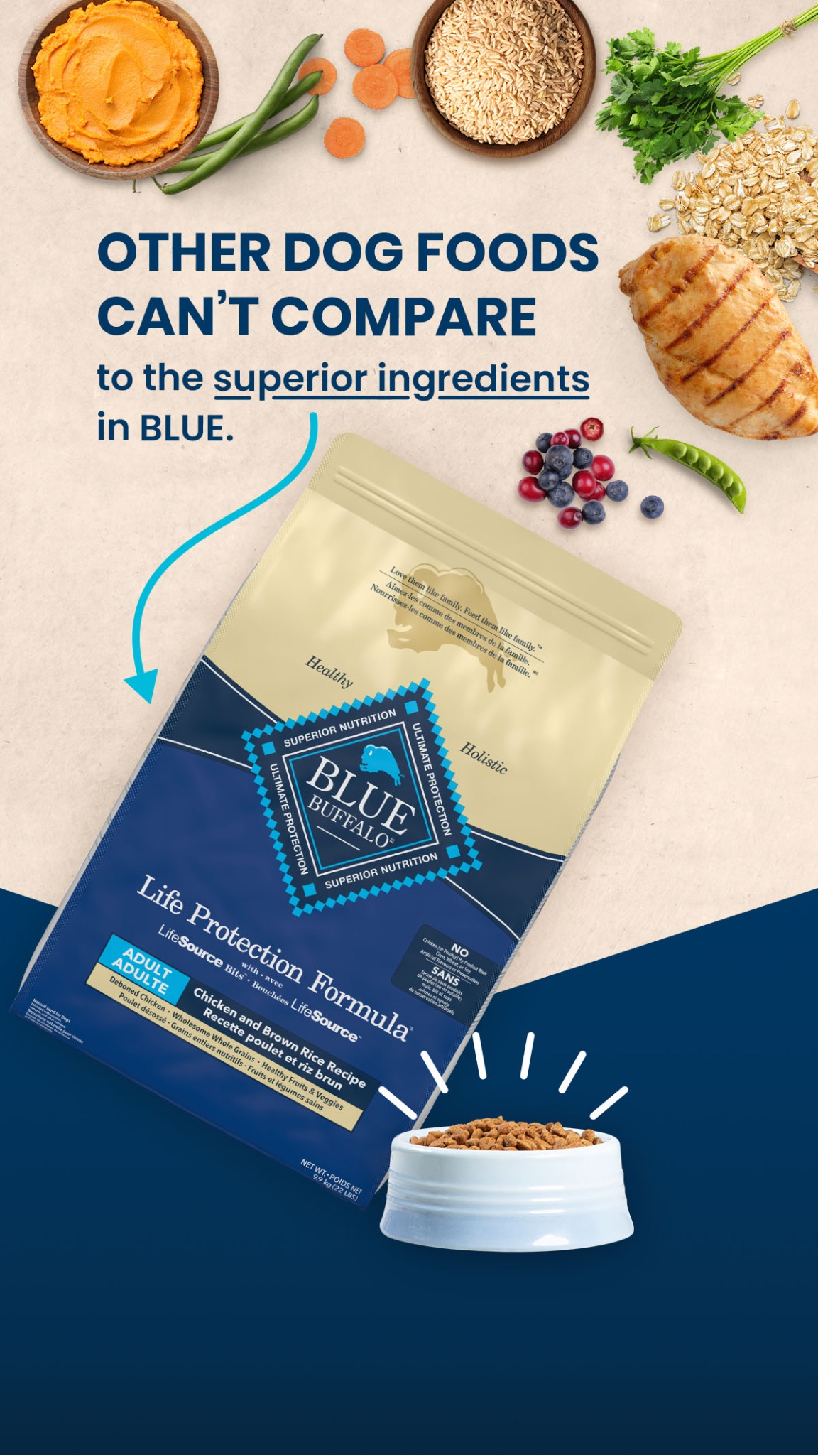 Blue Buffalo Facebook ad