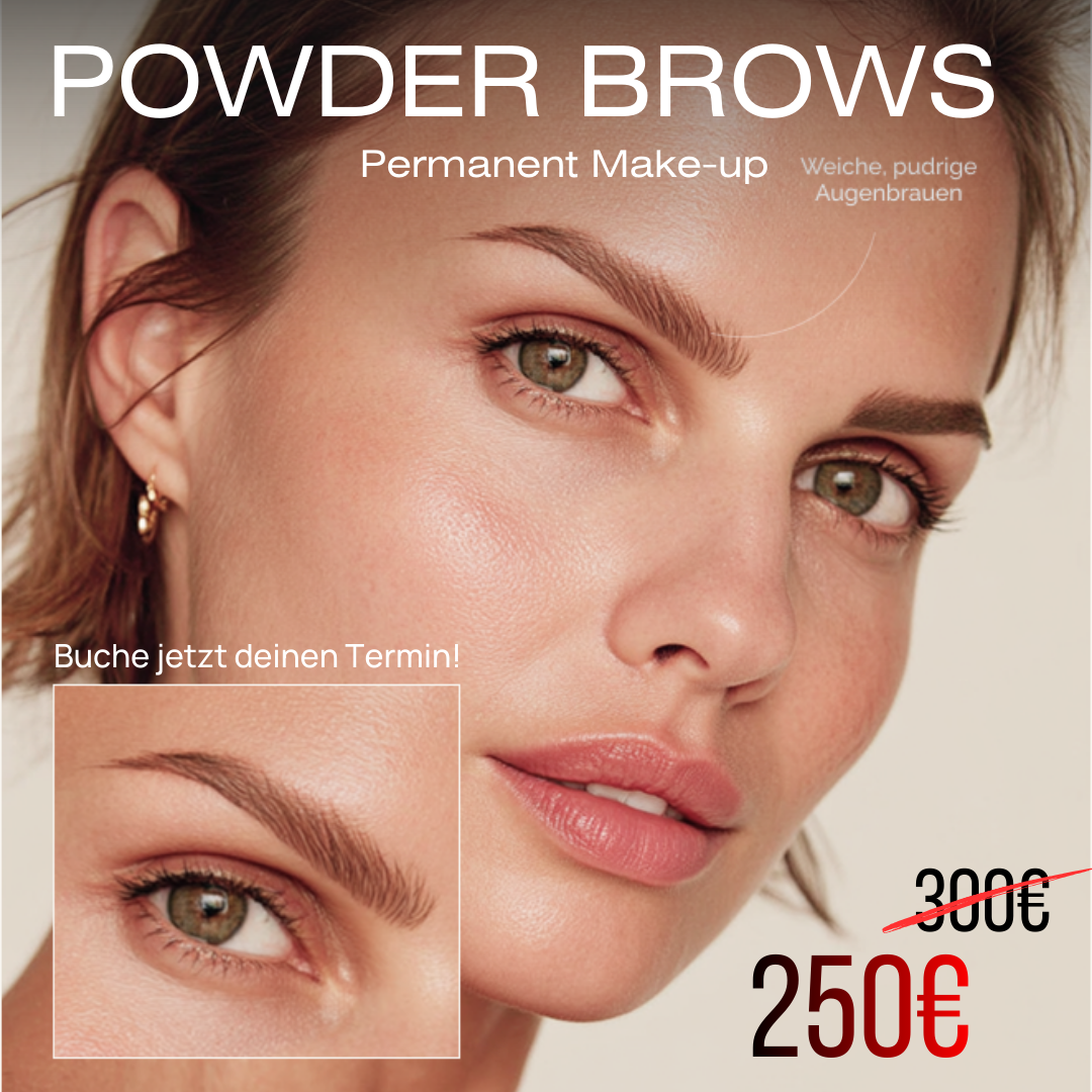 Permanent Makeup Koblenz Facebook ad: NUR IN BENDORF: POWDERBROWS
