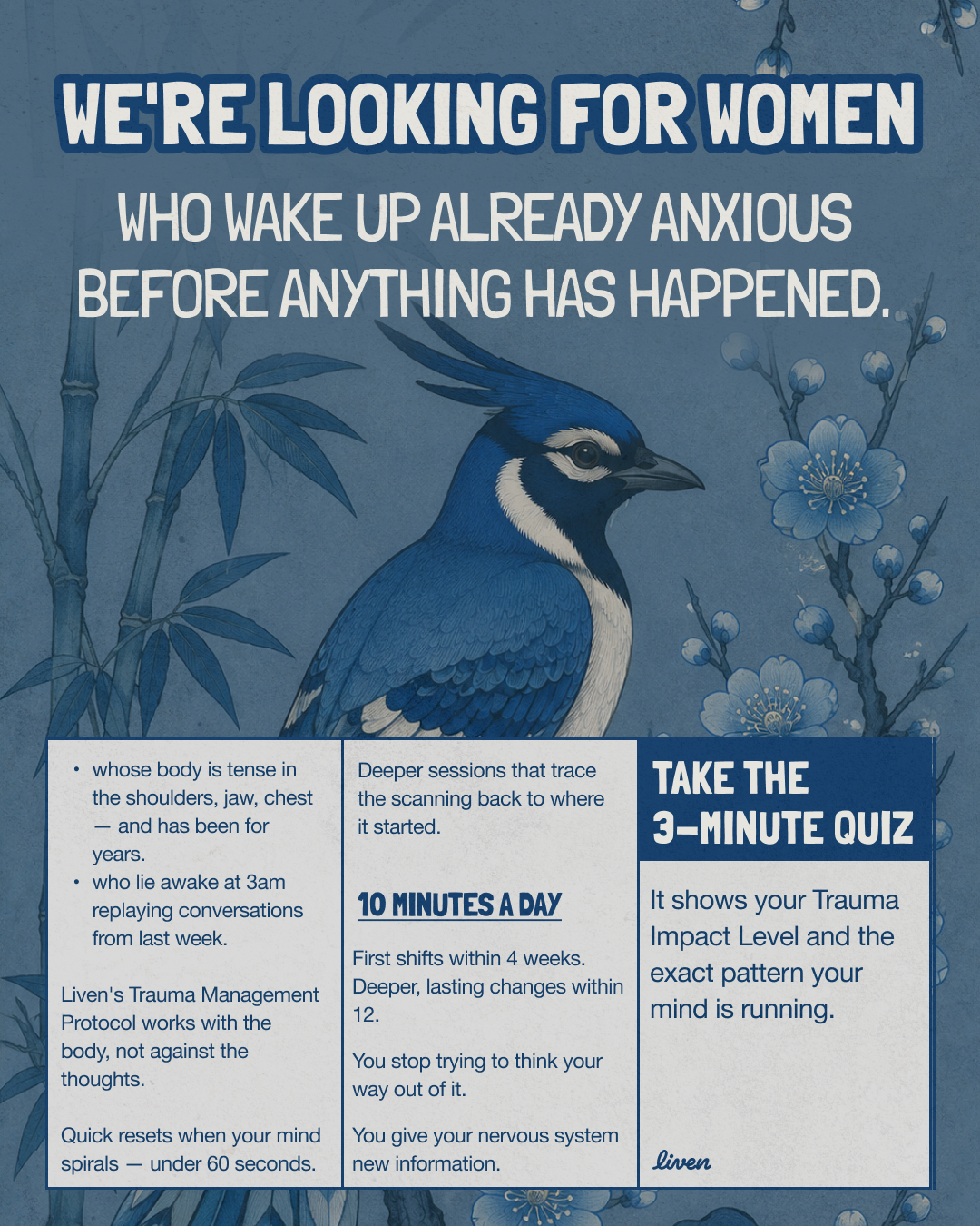 Liven: Self-Discovery Community Facebook ad