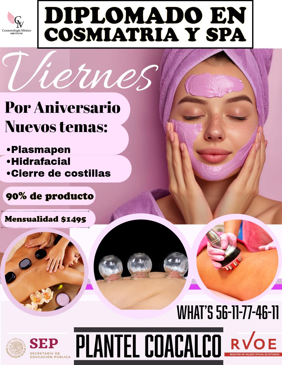 Instituto de Cosmetologìa Mèxico. Plantel Coacalco Facebook ad: INSCRIPCIÓN GRATIS Y NUEVAS TÉCNICAS