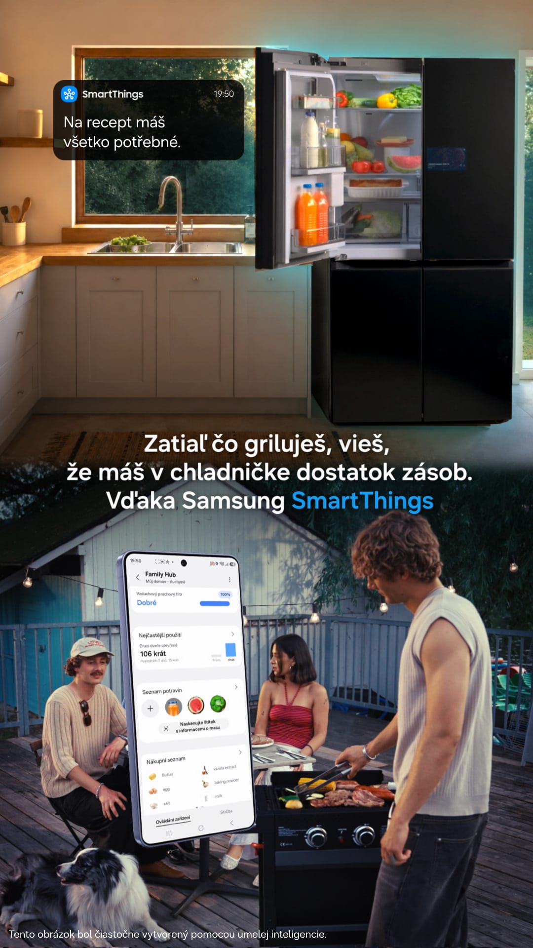 Samsung Facebook ad: Grilovačka pod palcom