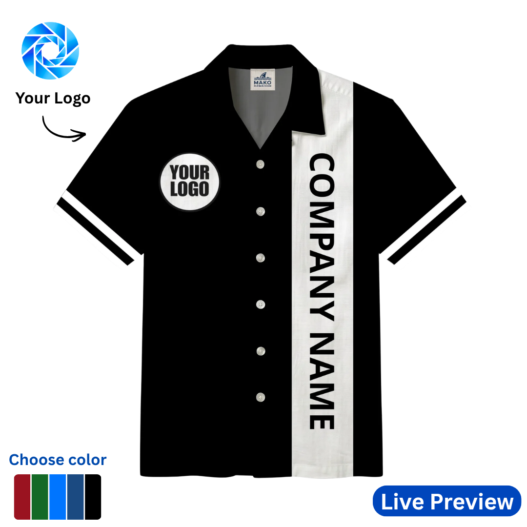 Mako Hawaiian Facebook ad: Custom Logo Shirts For Teams & Businesses