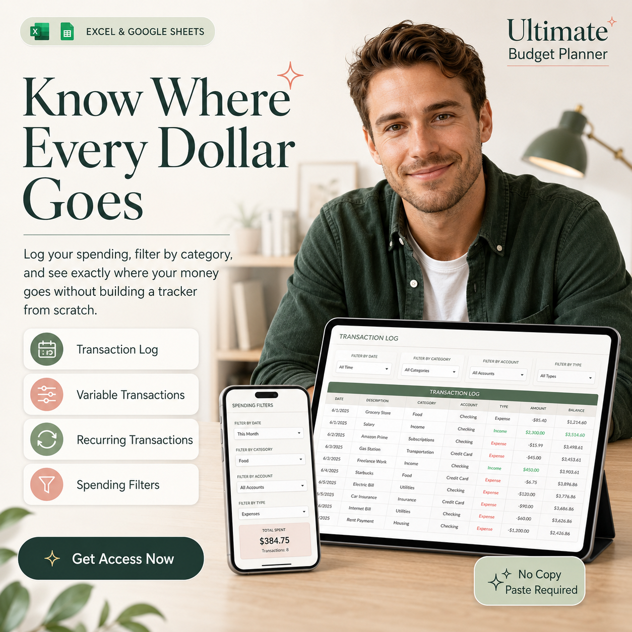 Ultimate Budget Planner Facebook ad