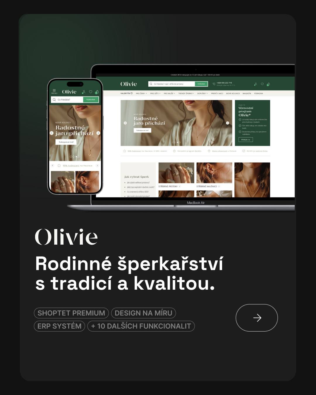 Mime digital Facebook ad: Olivie.cz je dalším důkazem, že i na Shoptetu…