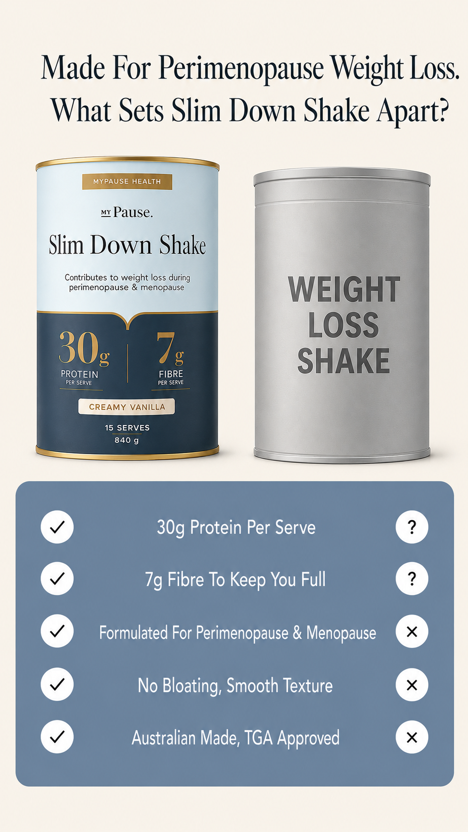 MyPause Health Facebook ad