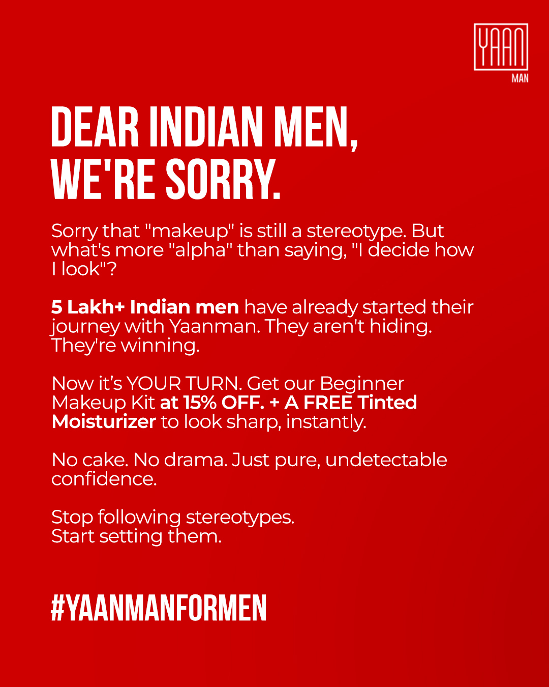 Yaan Man Facebook ad