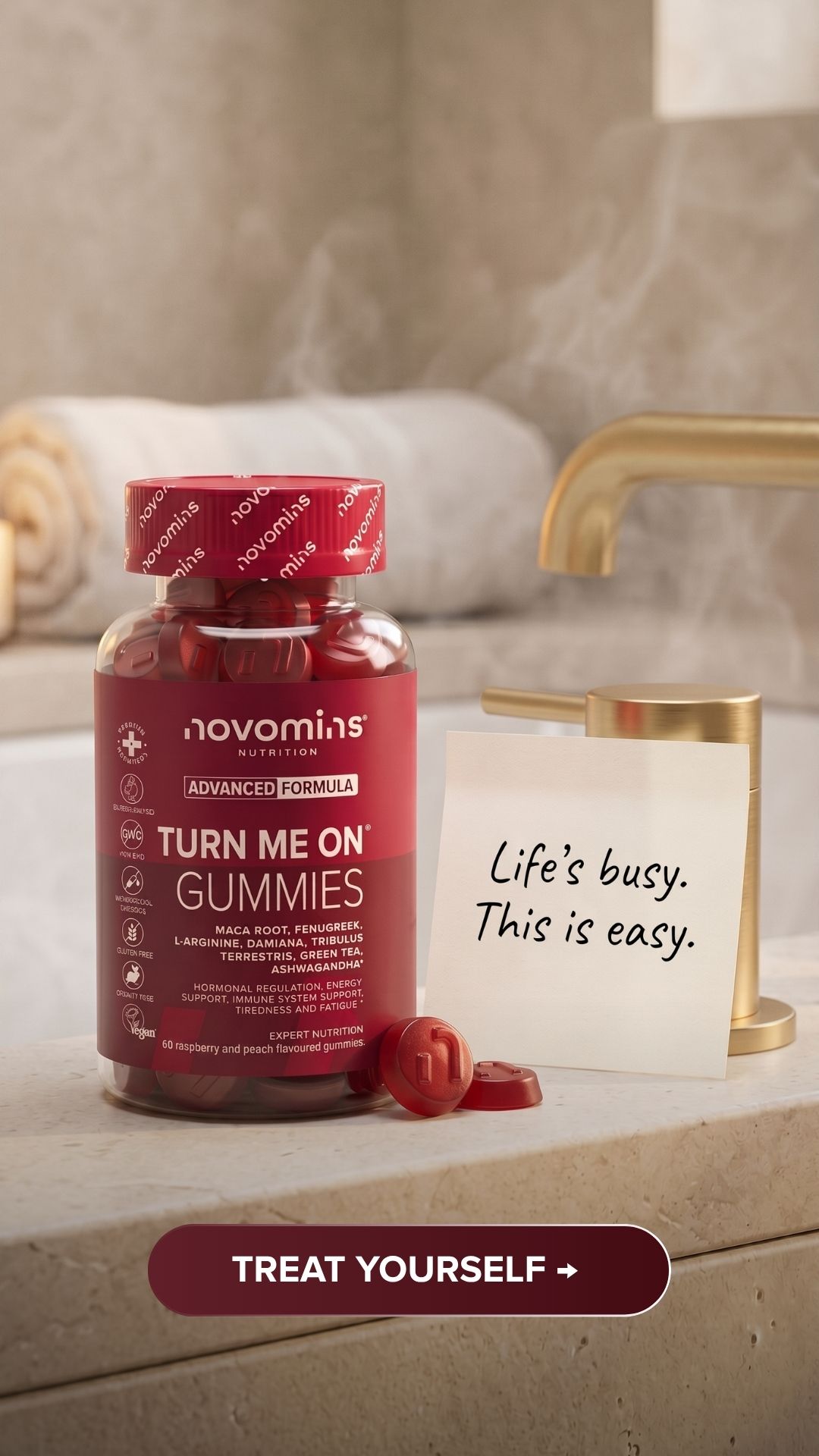 Novomins Nutrition Facebook ad