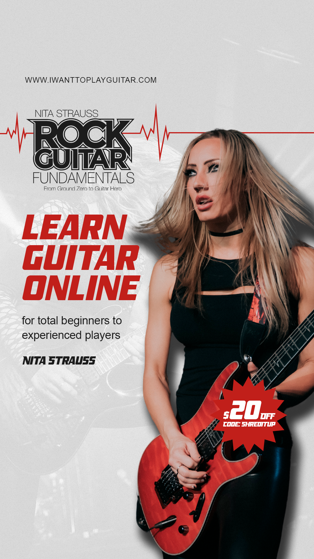 Nita Strauss Facebook ad