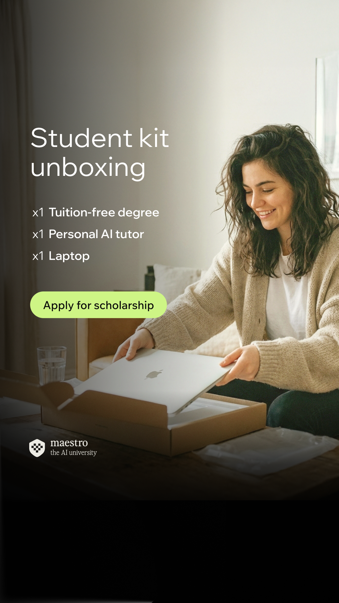 Maestro - The AI University Facebook ad from Jan 22, 2026