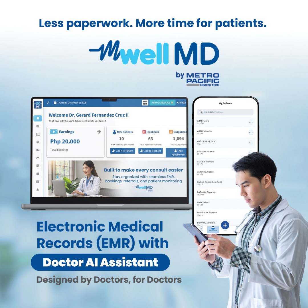 mWell Facebook ad