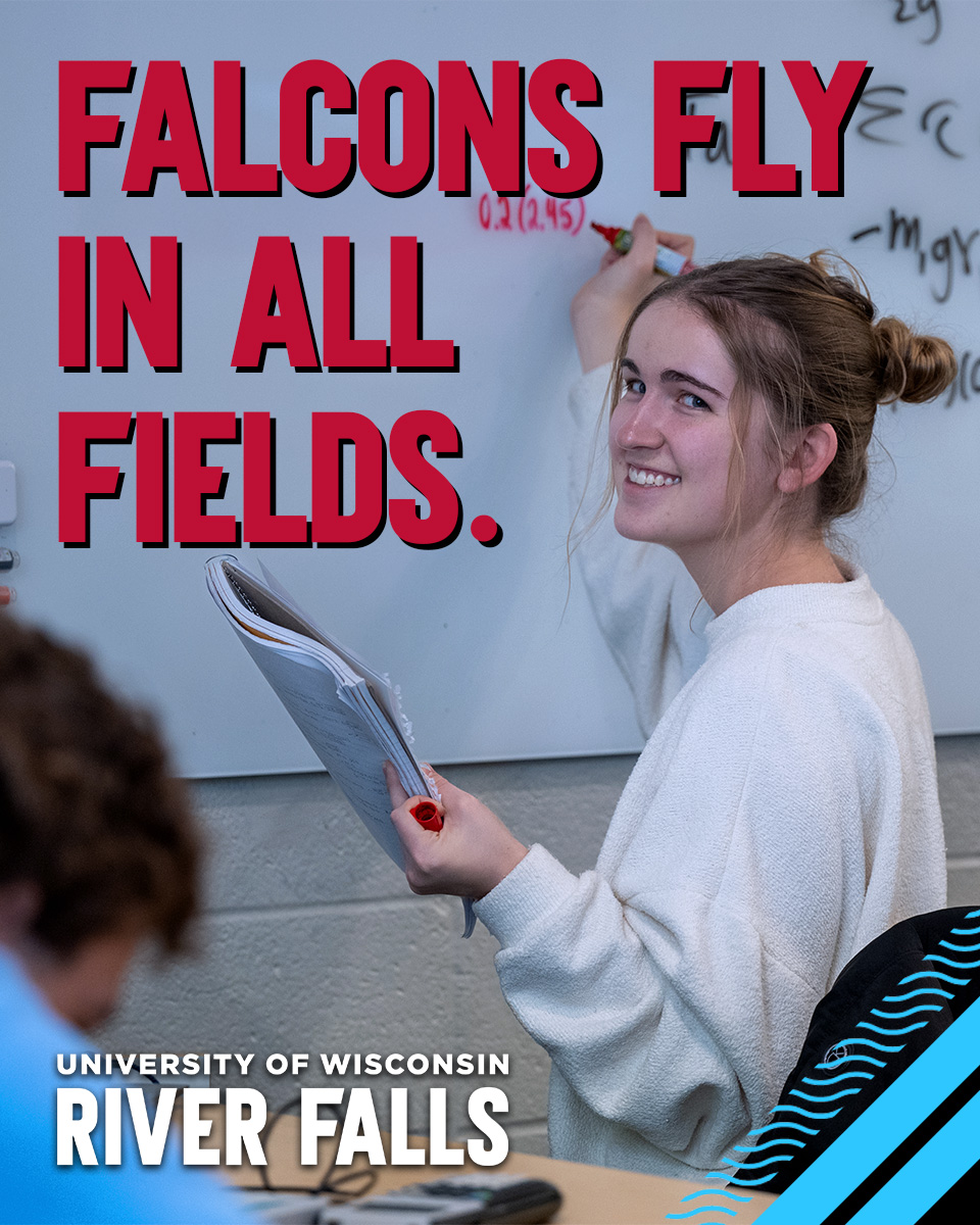 University of Wisconsin-River Falls Facebook ad: UWRF offers 70+ majors-from neuroscience to graphic…