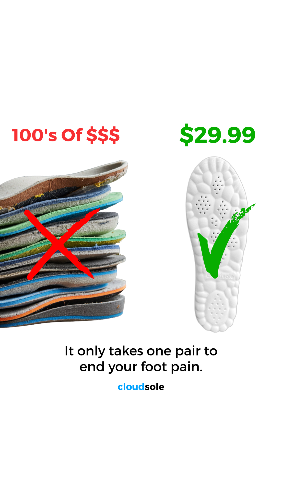 CloudSole Facebook ad
