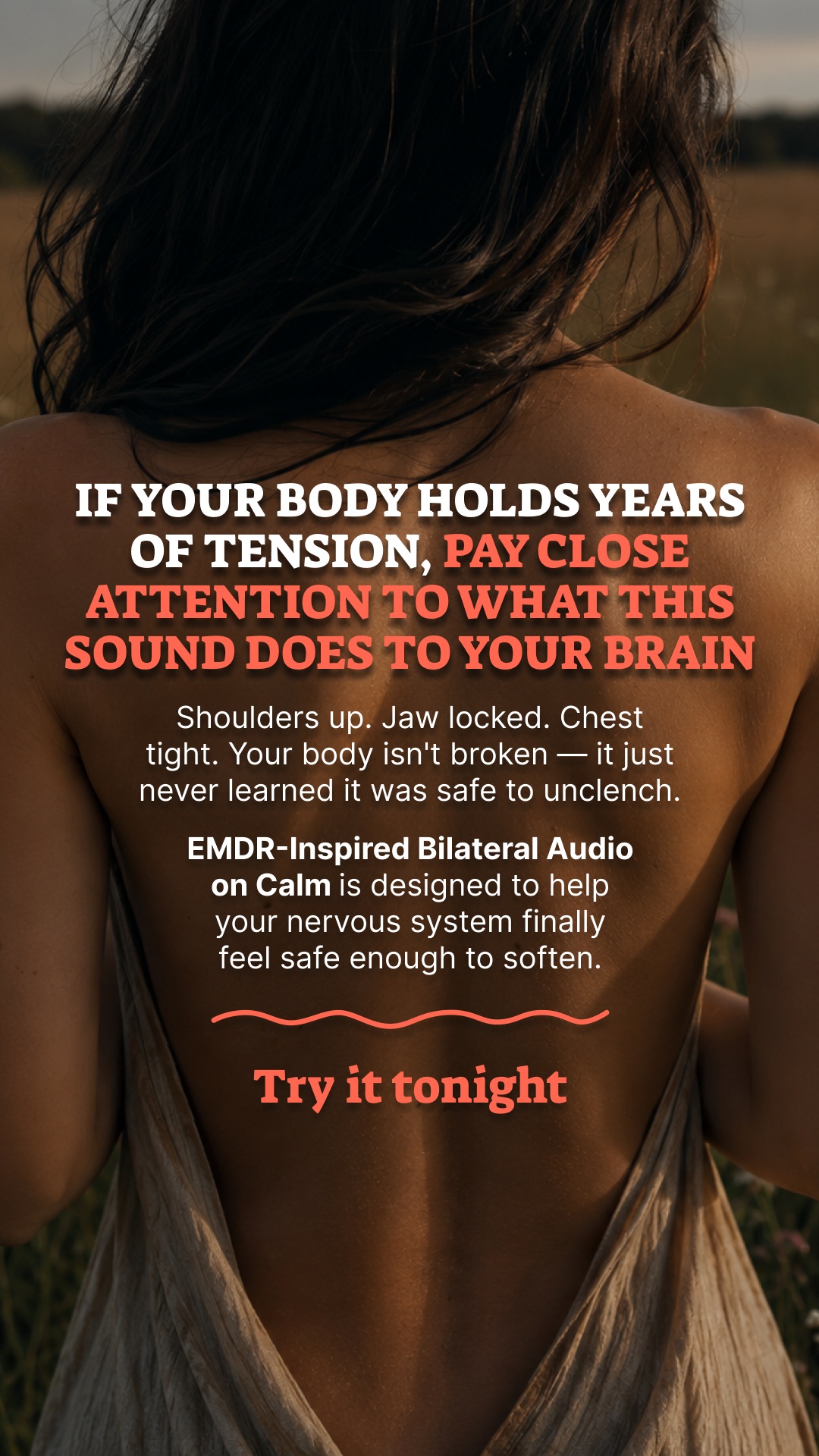 Calm Facebook ad