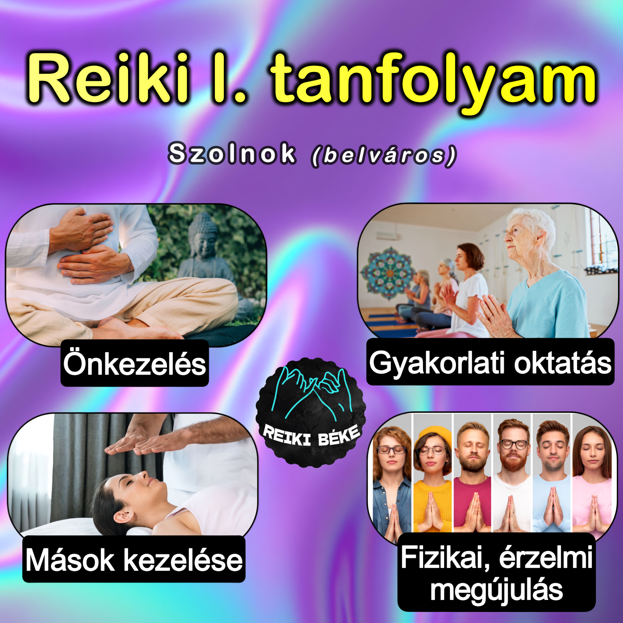Reiki Béke Facebook ad: Reiki l. tanfolyam -életenergia meditáció kiegészítéssel…