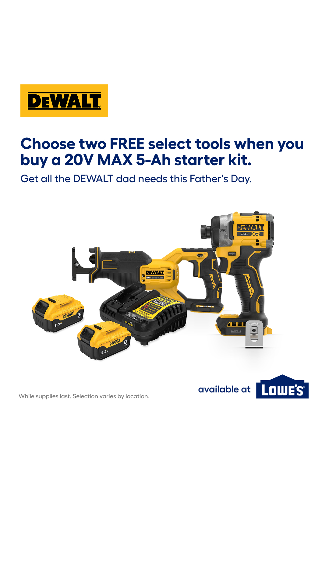 Lowe's Home Improvement Facebook ad