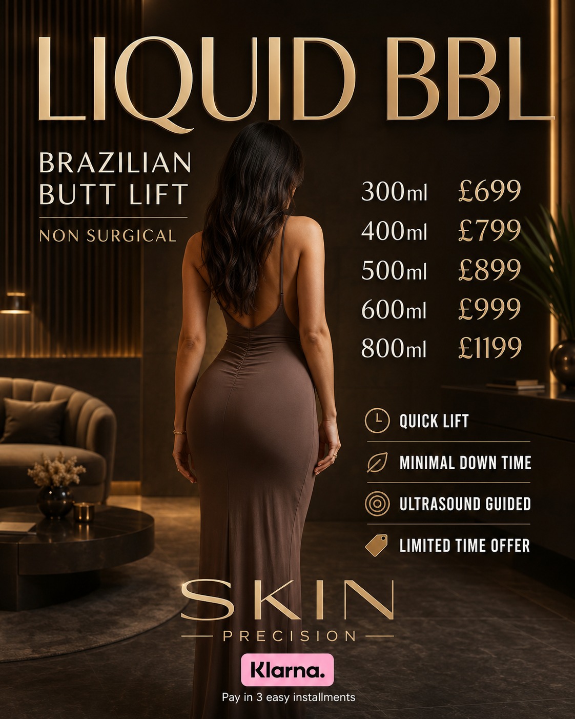 Skin Precision London Facebook ad: Liquid BBL at Skin Precision London