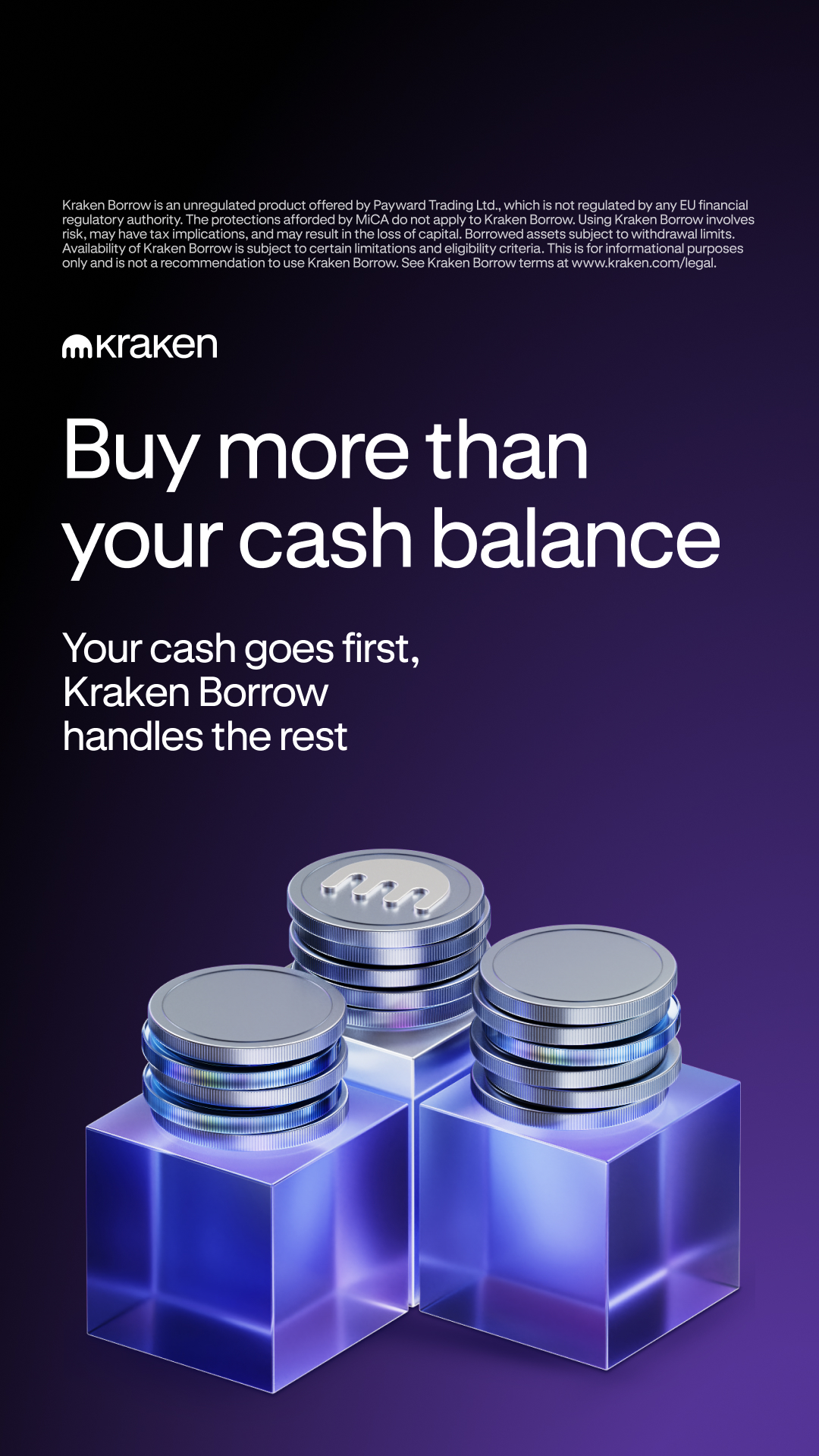 Kraken Digital Asset Exchange Facebook ad
