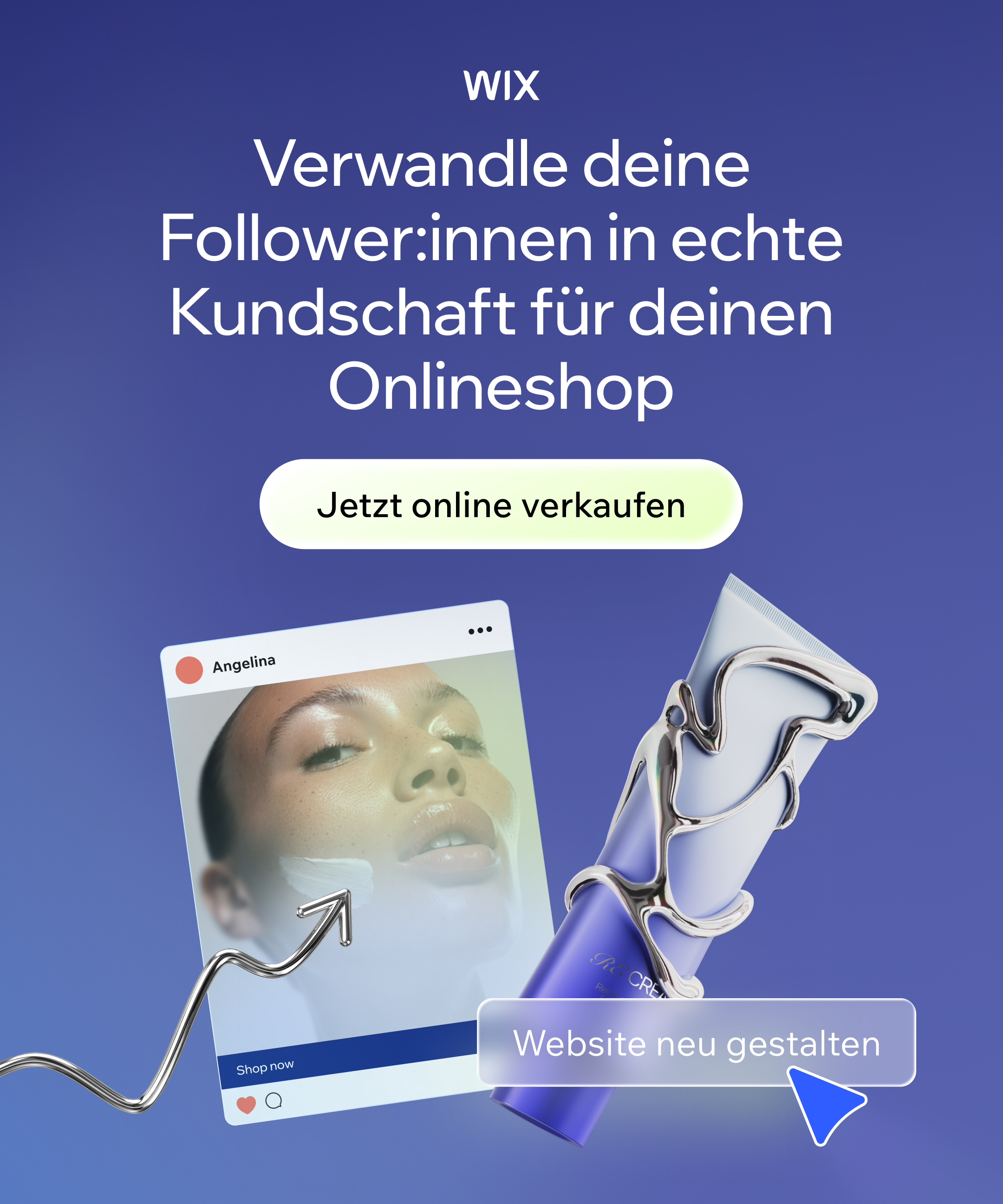 Wix Facebook ad
