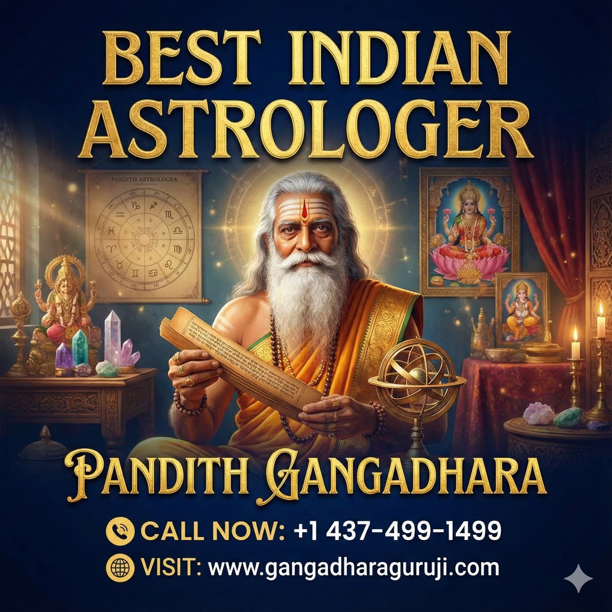 Best Indian Astrologer - Pandith Gangadhara Facebook ad