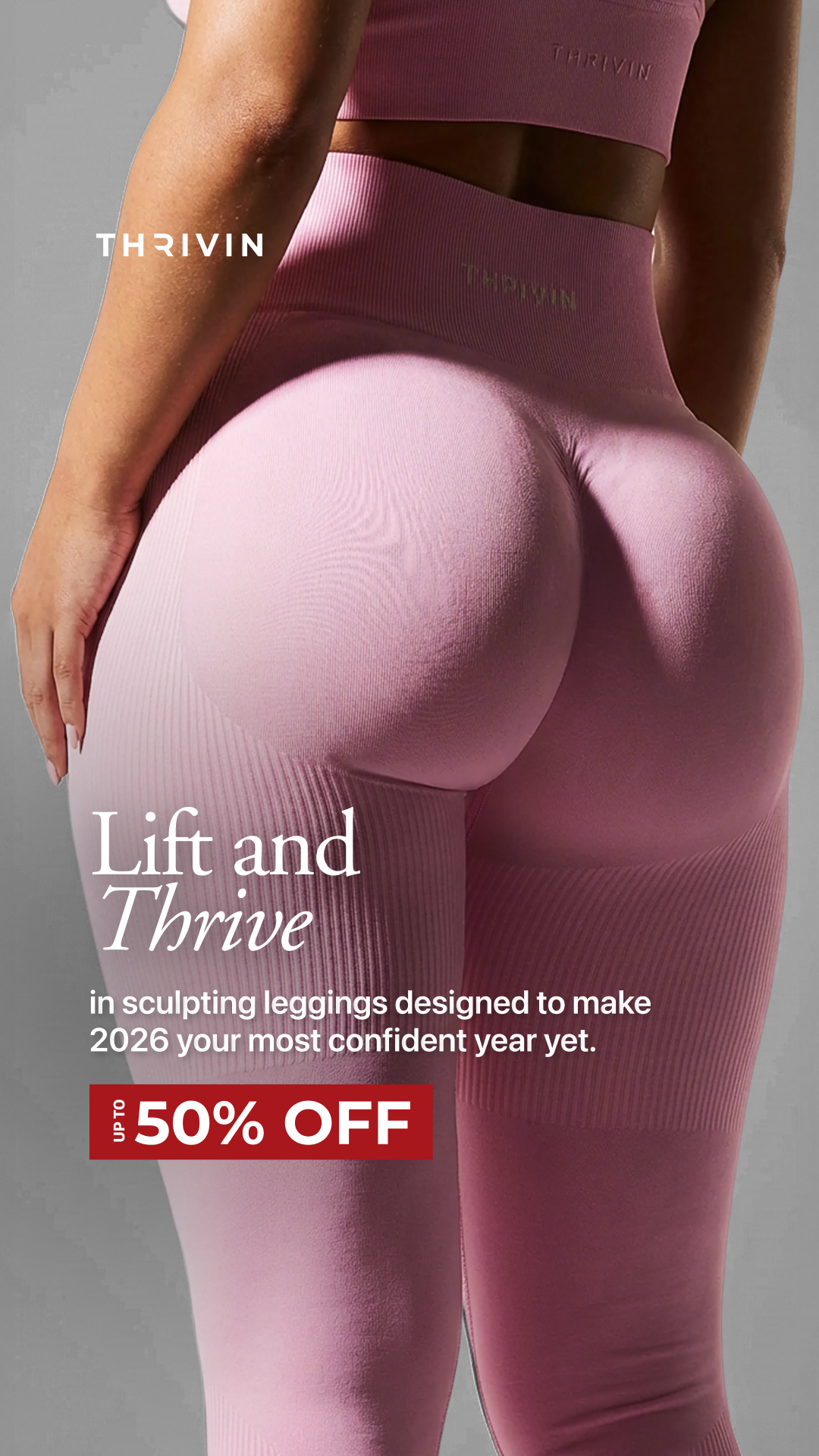 Thrivingymwear Facebook ad