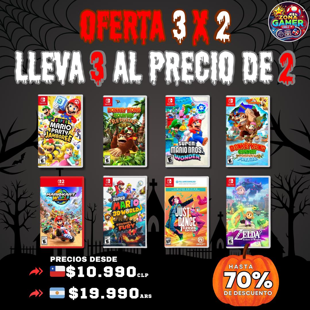 Zona Gamer Chile Facebook ad: ¡OFERTA NINTENDO!