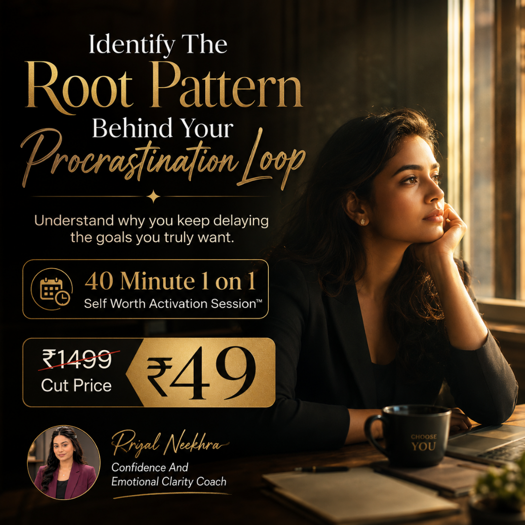 Priyal Neekhra Facebook ad: Identify Your Self Doubt Pattern