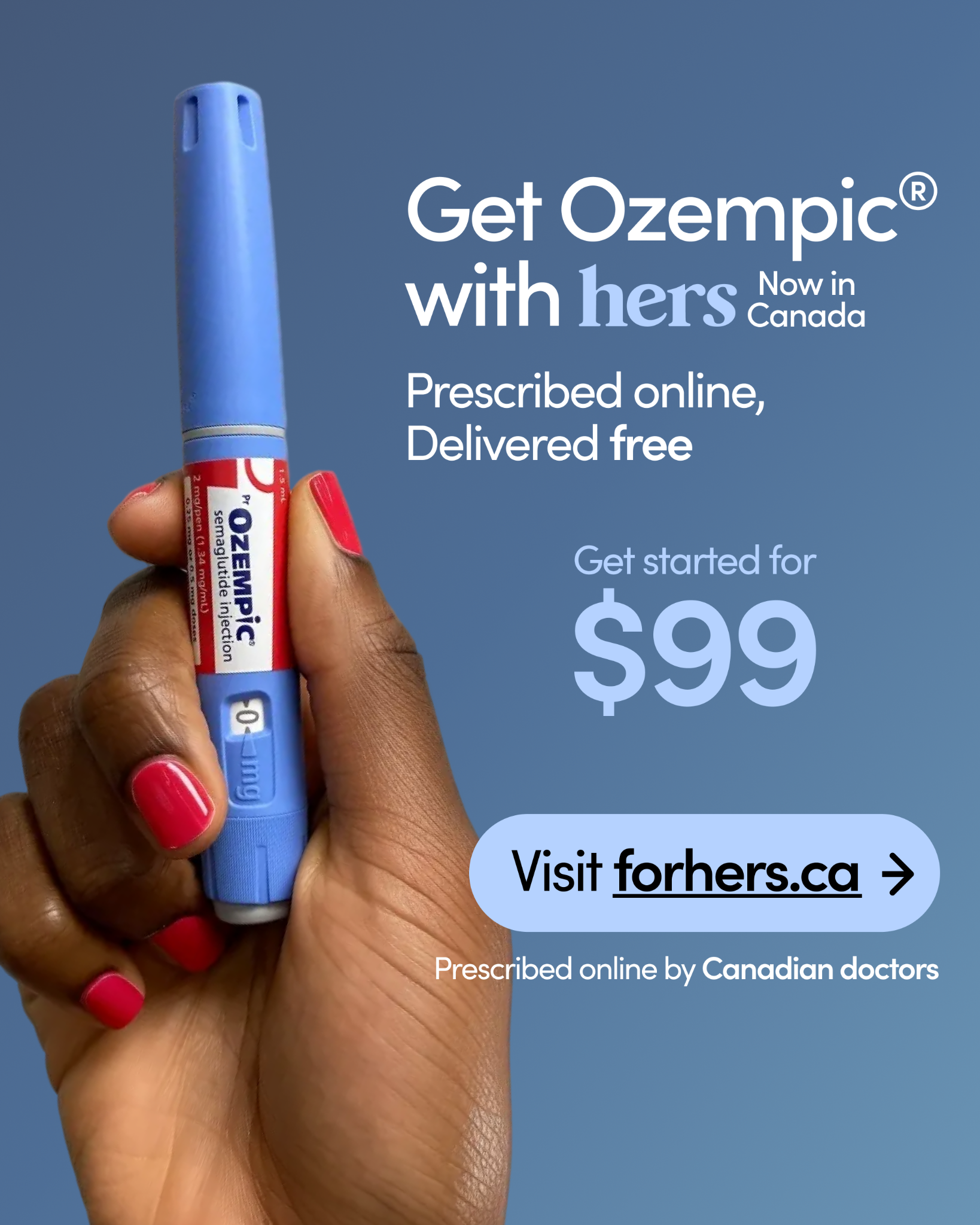 Hers Facebook ad