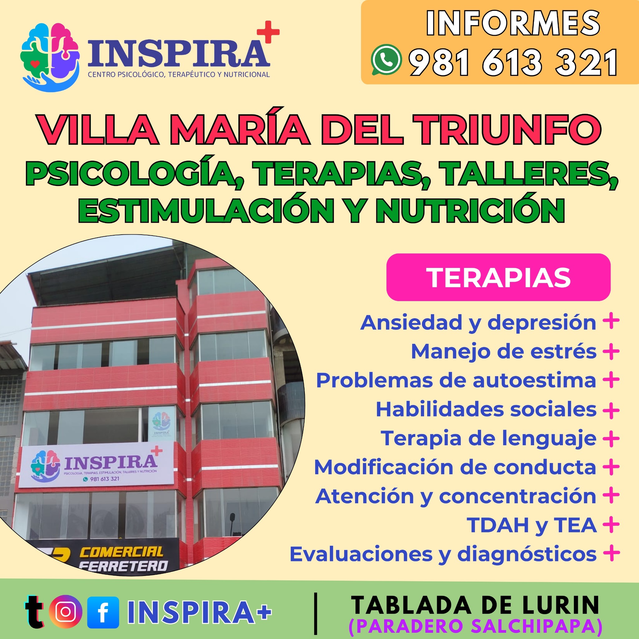 Inspira Facebook ad: Consulta