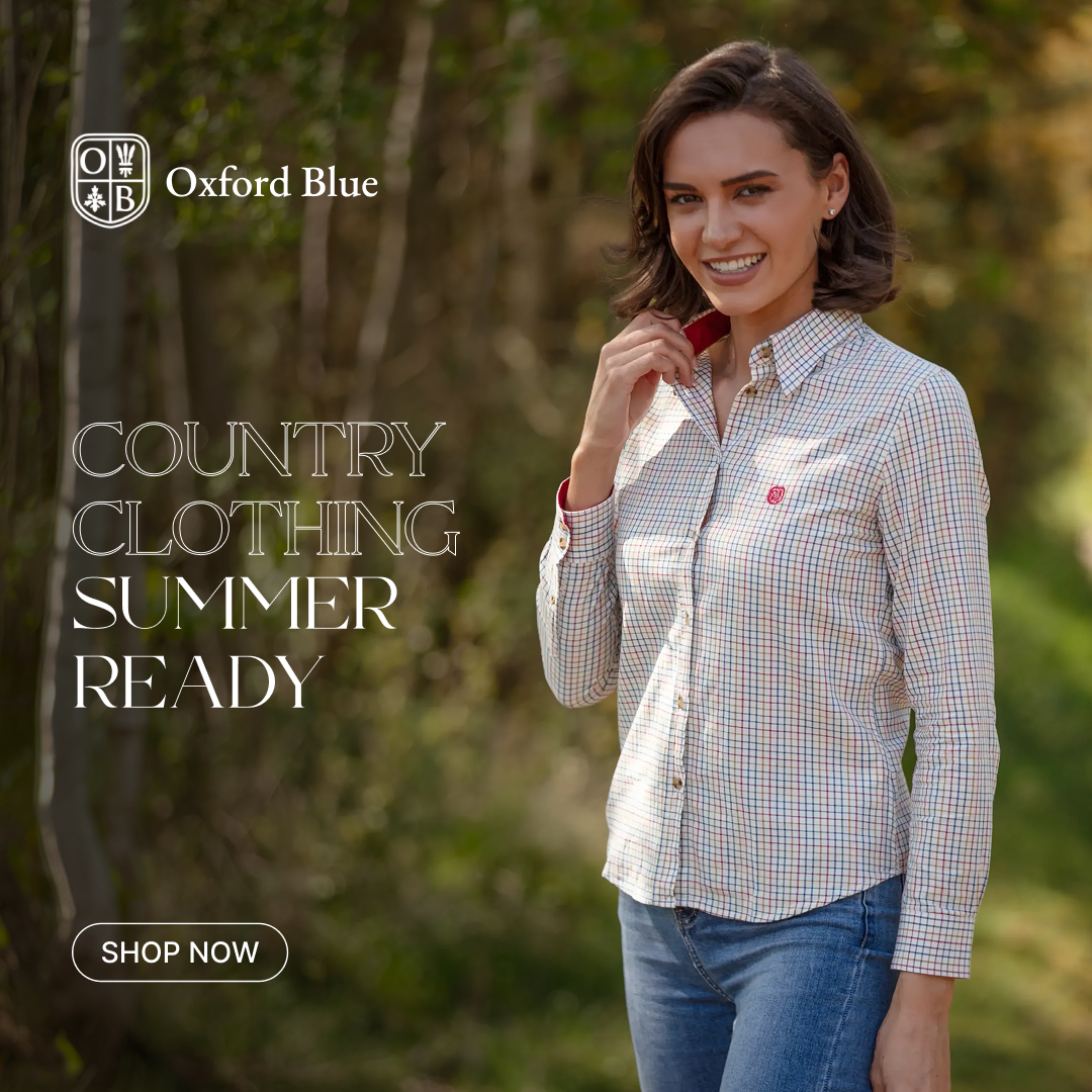 Oxford Blue Clothing Facebook ad from Jun 26, 2026