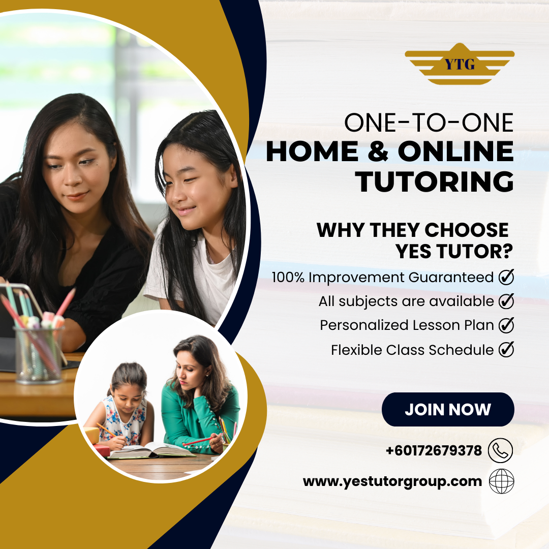 YES TUTOR GROUP MY Facebook ad: Book a Free Consultation
