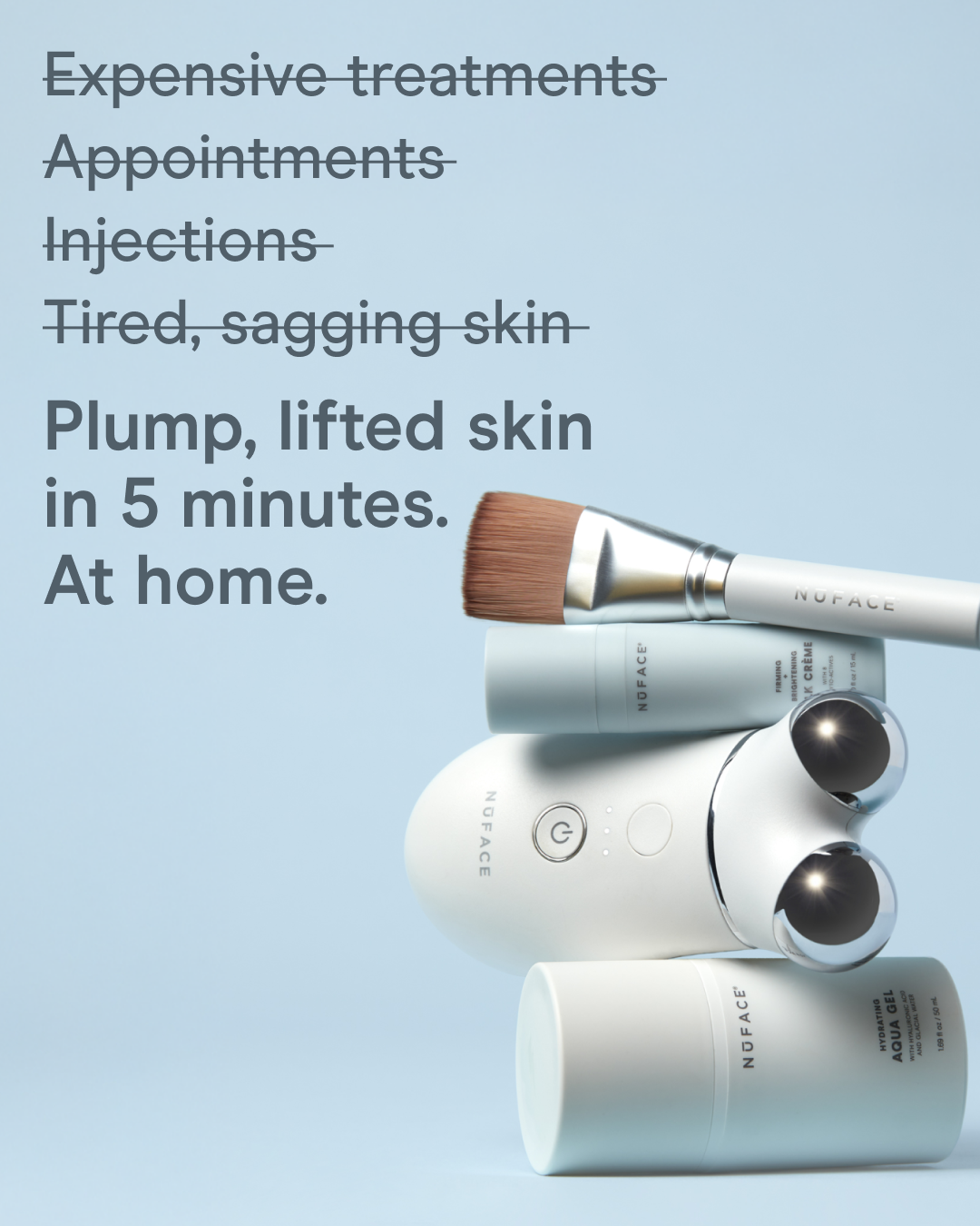 NuFACE Facebook ad
