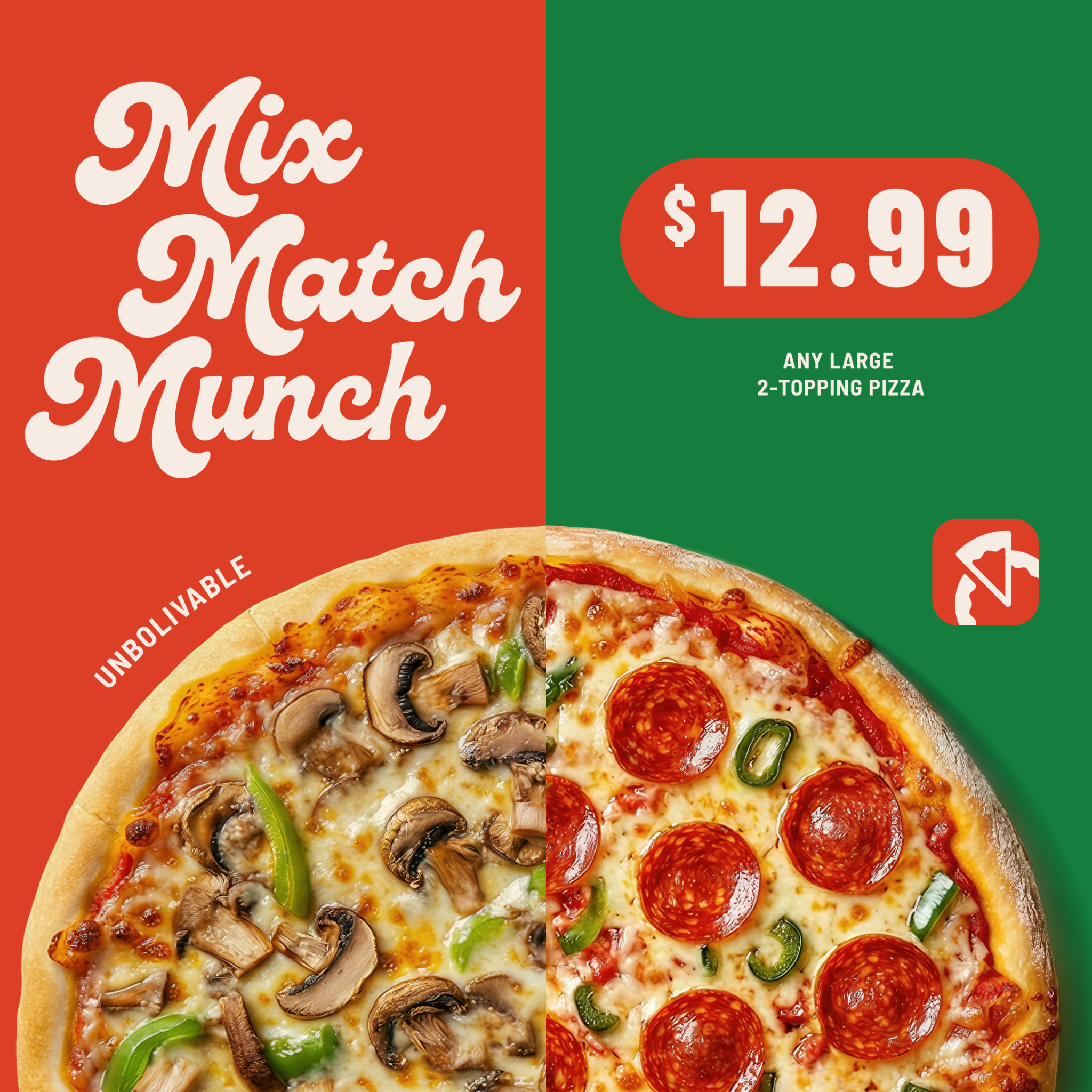 Pizza Boli's Facebook ad