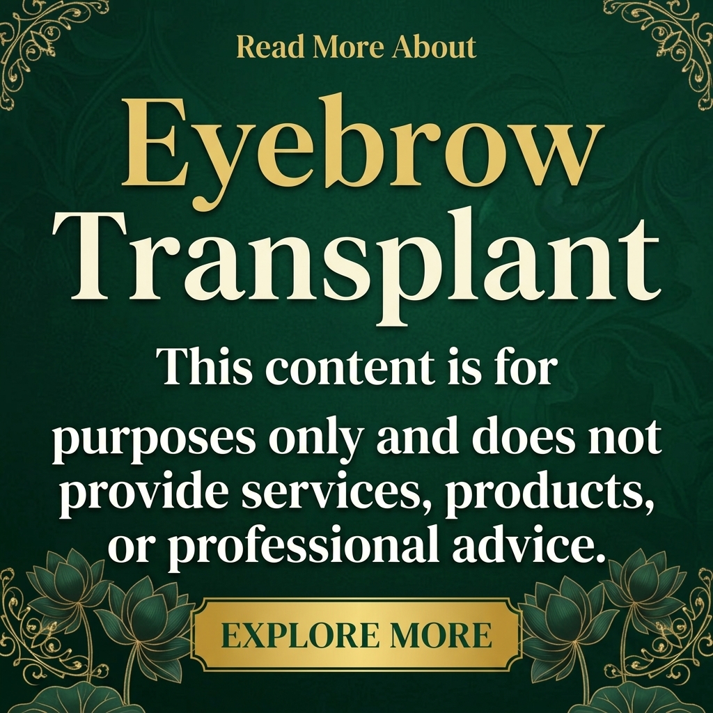 Info Today Facebook ad: Eyebrow Transplant: Hairline Shape, Recovery, and Cost…