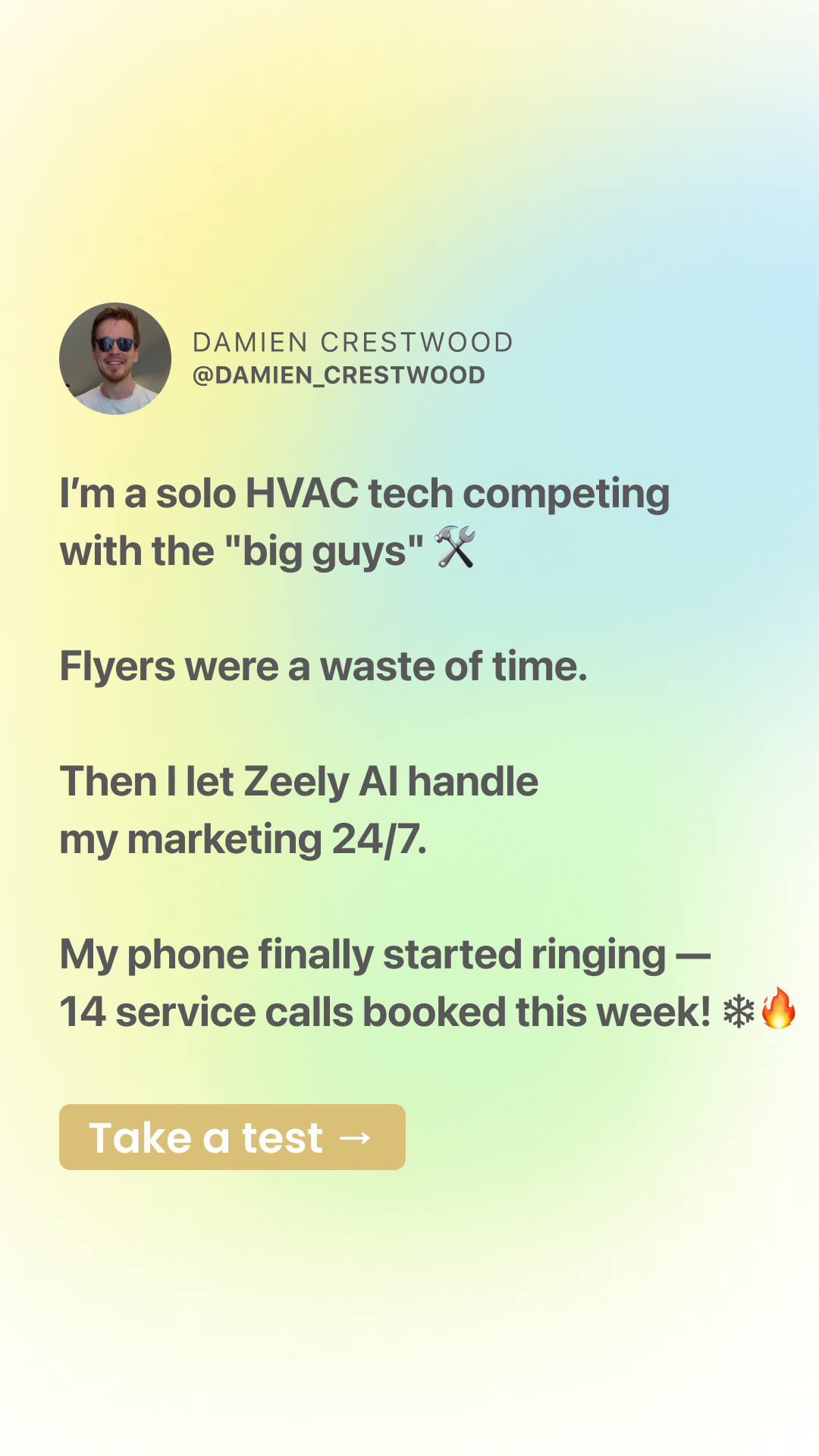 Zeely Facebook ad