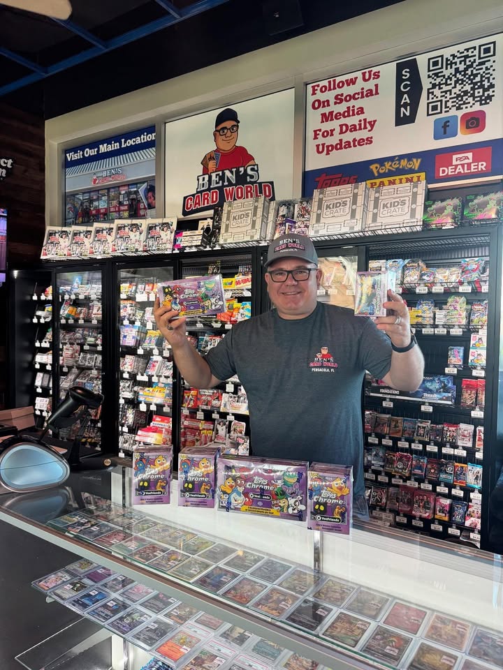 Ben's Card World - Pensacola, Florida Facebook ad: Sports Cards, Magic the Gathering, Yu-Gi-Oh, Pokémon, Back…