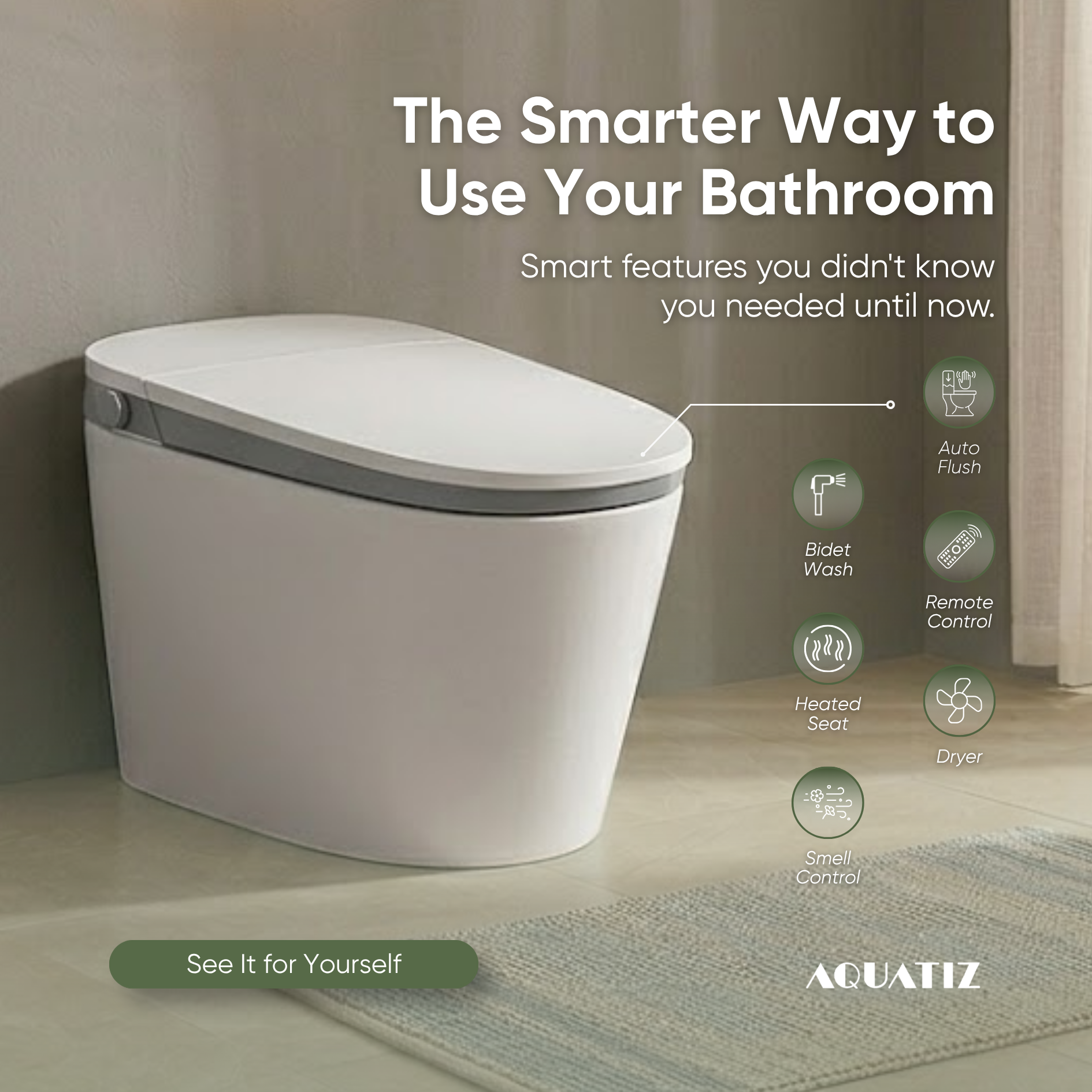 Aquatiz PH Facebook ad: The Smarter Way to Use Your Bathroom